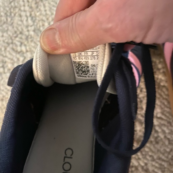 Adidas Navy and Pink Sneakers - Picture 8 of 9